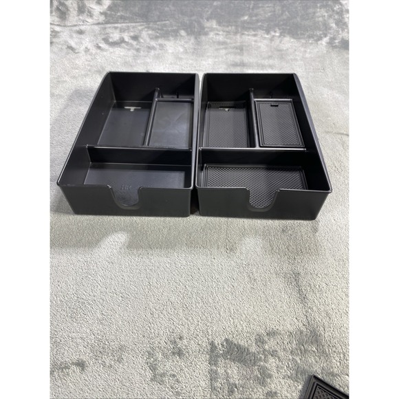 Center Armrest Storage 2023-2024 Lexus RX 350 350h 500h Box Organizer Tray 2 Pk - Picture 8 of 10